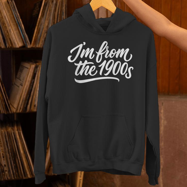 I'm From The 1900s Handwritten Calligraphy Unisex Hoodie