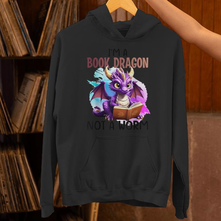 I'm A Book Dragon Not A Worm Unisex Hoodie