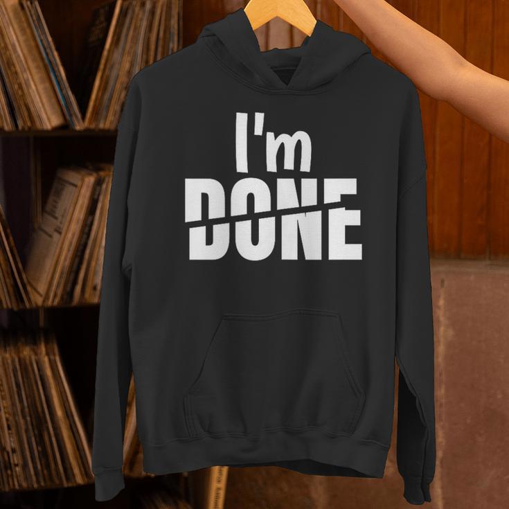 I'm Done Sarcastic Introvert Introversion Unisex Hoodie I'm Done Sarcastic Introvert Introversion Unisex Hoodie