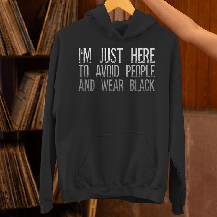 I'm Just Here To Avoid People And Wear Introvert Unisex Hoodie I'm Just Here To Avoid People And Wear Introvert Unisex Hoodie