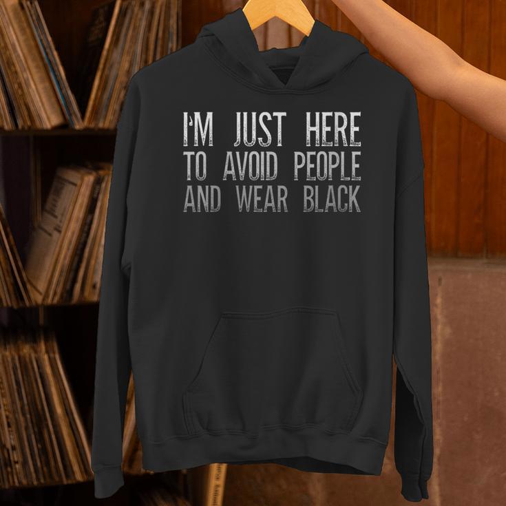 I'm Just Here To Avoid People And Wear Introvert Unisex Hoodie I'm Just Here To Avoid People And Wear Introvert Unisex Hoodie