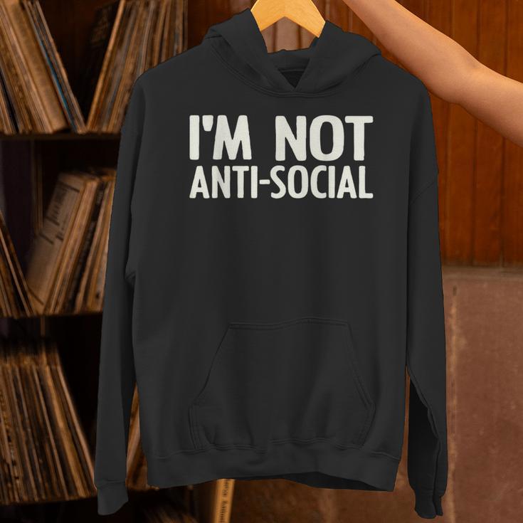 I'm Not Anti-Social I Introvert Unisex Hoodie
