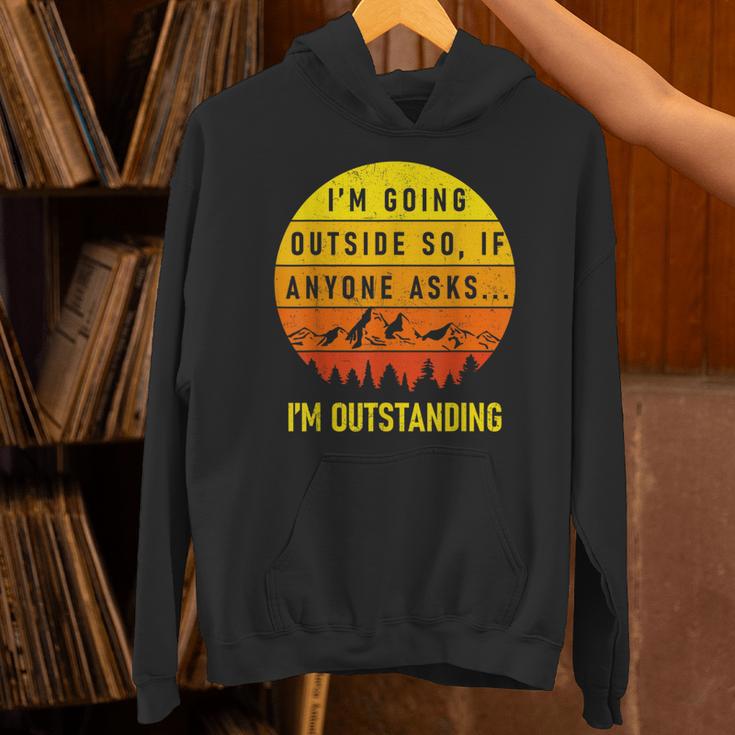 I'm Outstanding Retro Introvert Mountain Trip Lover Unisex Hoodie I'm Outstanding Retro Introvert Mountain Trip Lover Unisex Hoodie