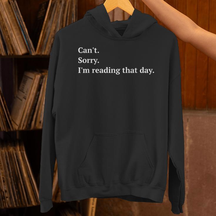 I'm Reading That Day For Book Lovers And Readers Unisex Hoodie