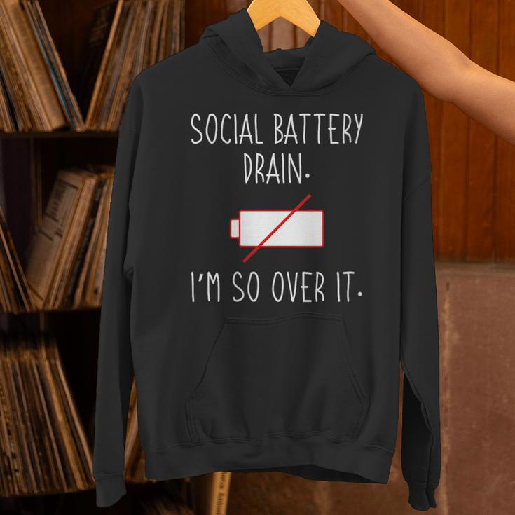 I'm So Over It Saying For Introvert And Shy People Unisex Hoodie I'm So Over It Saying For Introvert And Shy People Unisex Hoodie