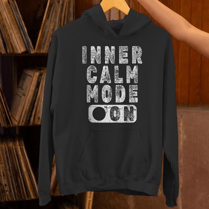 Inner Calm Mode On Introvert Saying Unisex Hoodie Inner Calm Mode On Introvert Saying Unisex Hoodie