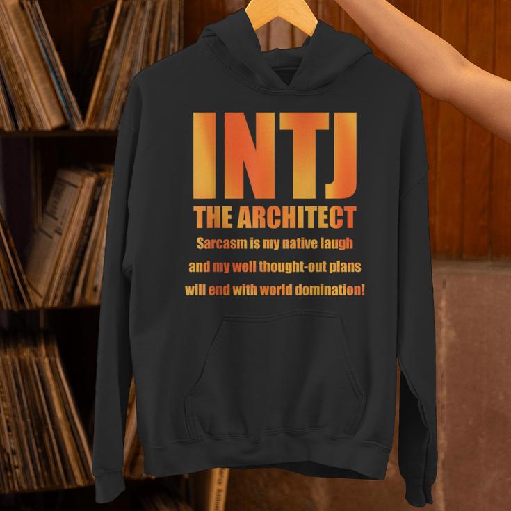 INTJ Architect Personality Introvert Sarcastic Orange Unisex Hoodie INTJ Architect Personality Introvert Sarcastic Orange Unisex Hoodie