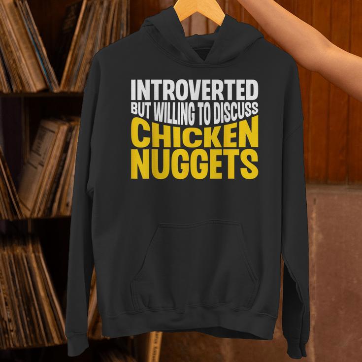 Introvert Antisocial Chicken Nugget Lover Foodie Unisex Hoodie