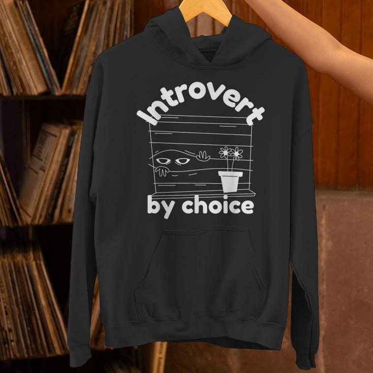 Introvert By Choice Introverted Unisex Hoodie Introvert By Choice Introverted Unisex Hoodie
