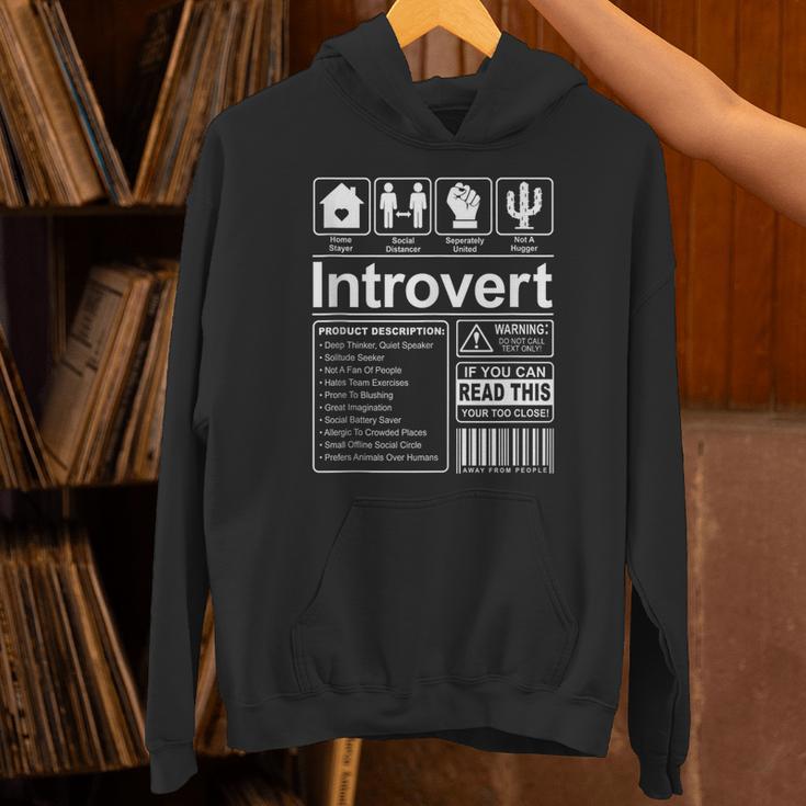 Introvert Label Antisocial Loner Socially Awkward Unisex Hoodie Introvert Label Antisocial Loner Socially Awkward Unisex Hoodie