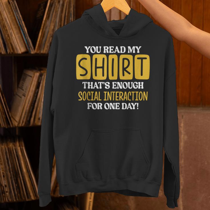 Introvert Quote Motivational For Men Women Kids Unisex Hoodie