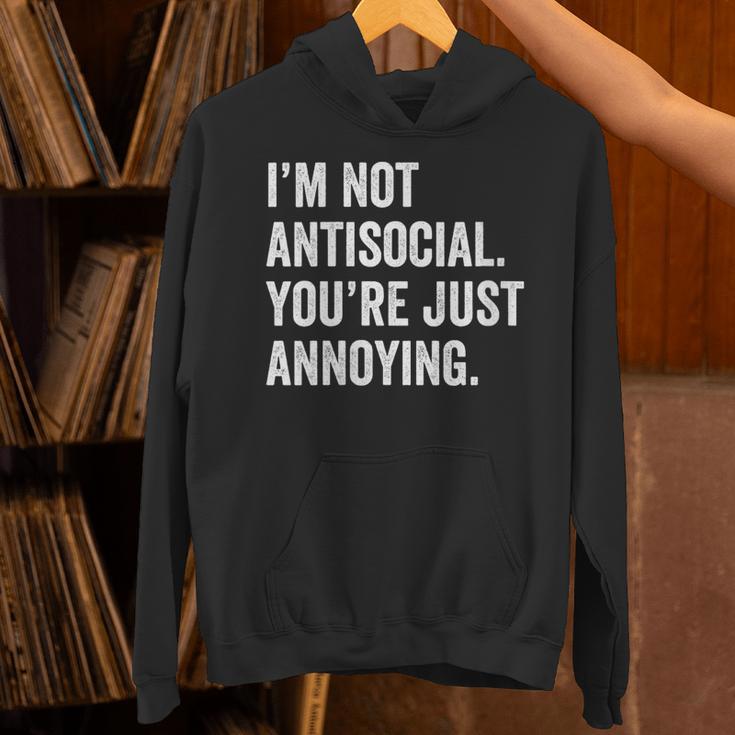 Introvert Quote Snarky Unisex Hoodie Introvert Quote Snarky Unisex Hoodie