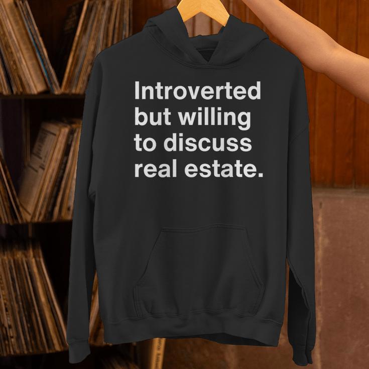 Introvert Real Estate Agent Introverted Realtor Unisex Hoodie Introvert Real Estate Agent Introverted Realtor Unisex Hoodie