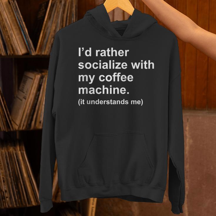 Introvert Sarcastic Coffee Lovers Unisex Hoodie