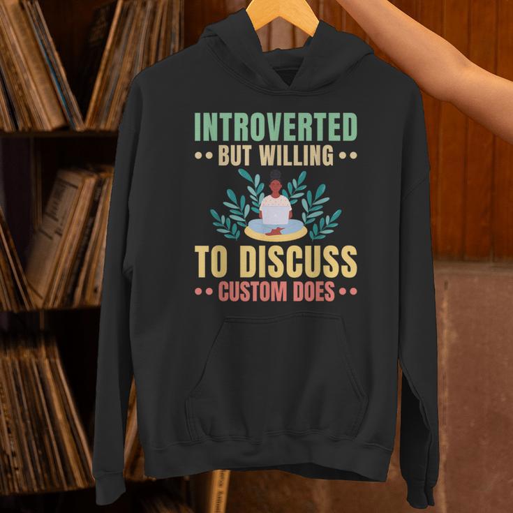 Introvert Saying Antisocial Sarcasm Introverts Unisex Hoodie
