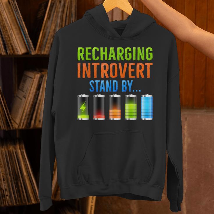 Introverted Recharging Introvert Saying Sarcasm Unisex Hoodie Introverted Recharging Introvert Saying Sarcasm Unisex Hoodie