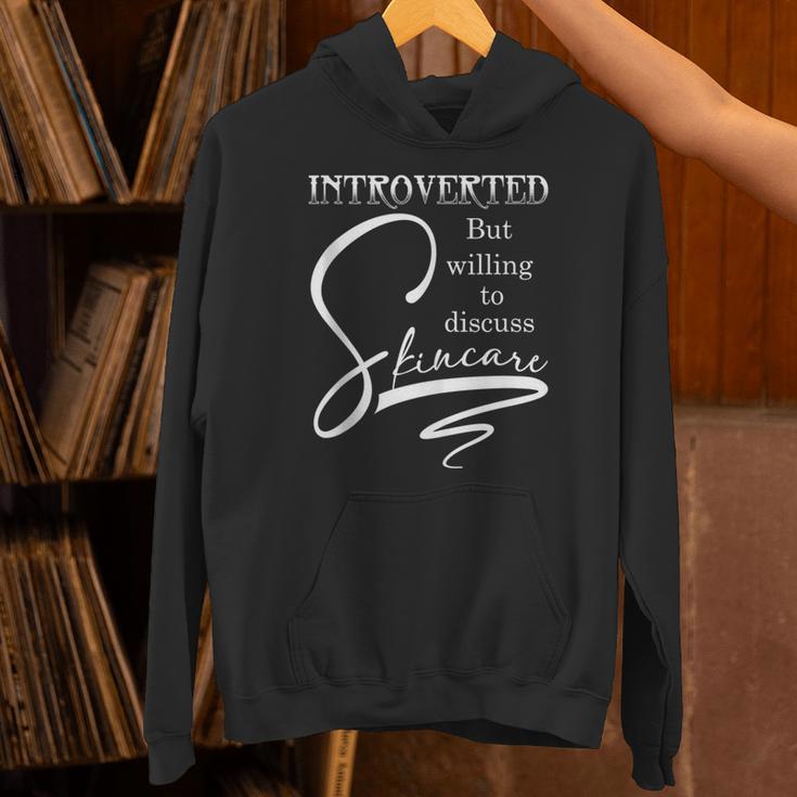 Introverted Skincare Esthetician Beautician Cosmetologist Unisex Hoodie