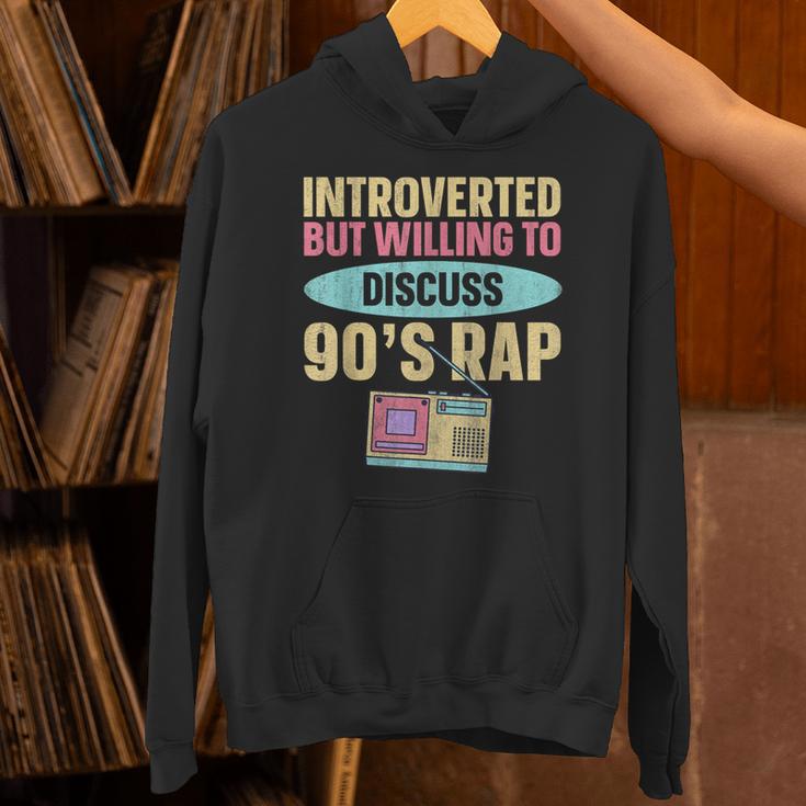 Introverted But Willing To Discuss 90's Rap Unisex Hoodie Introverted But Willing To Discuss 90's Rap Unisex Hoodie