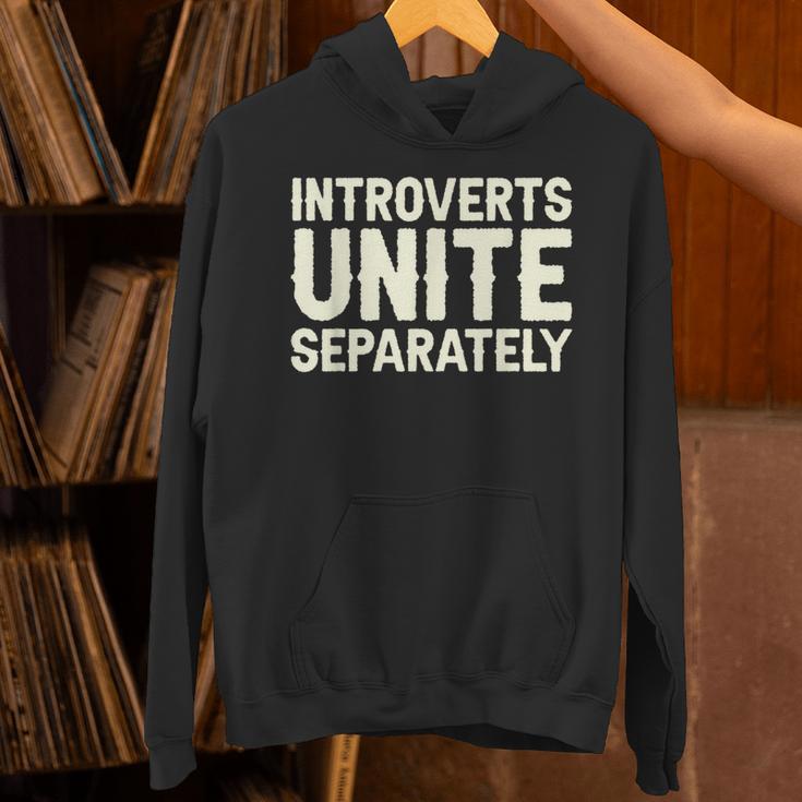 Introverts Unite Separately I Introvert Unisex Hoodie Introverts Unite Separately I Introvert Unisex Hoodie