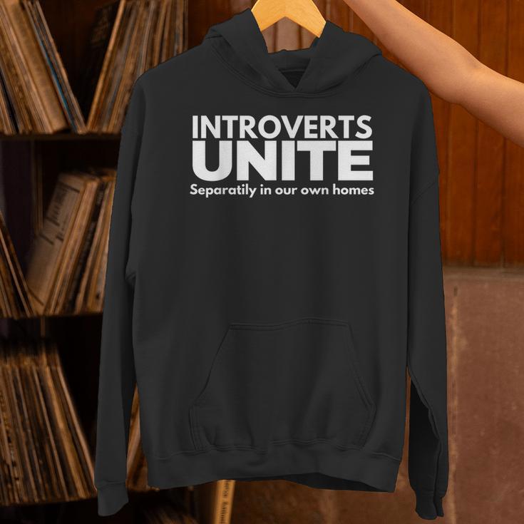 Introverts Unite Unisex Hoodie Introverts Unite Unisex Hoodie