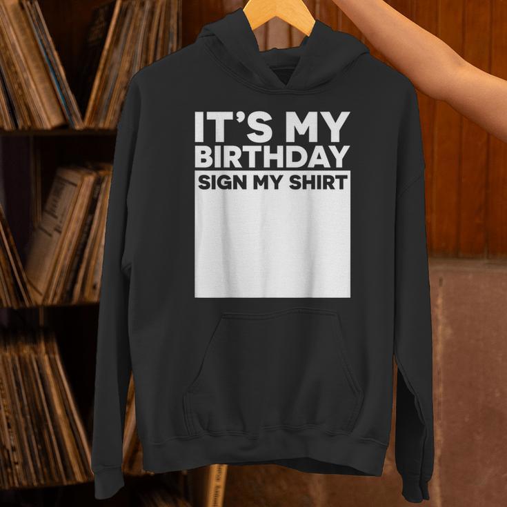 It's My Birthday Sign Boy Men Decoration Guestbook Unisex Hoodie It's My Birthday Sign Boy Men Decoration Guestbook Unisex Hoodie