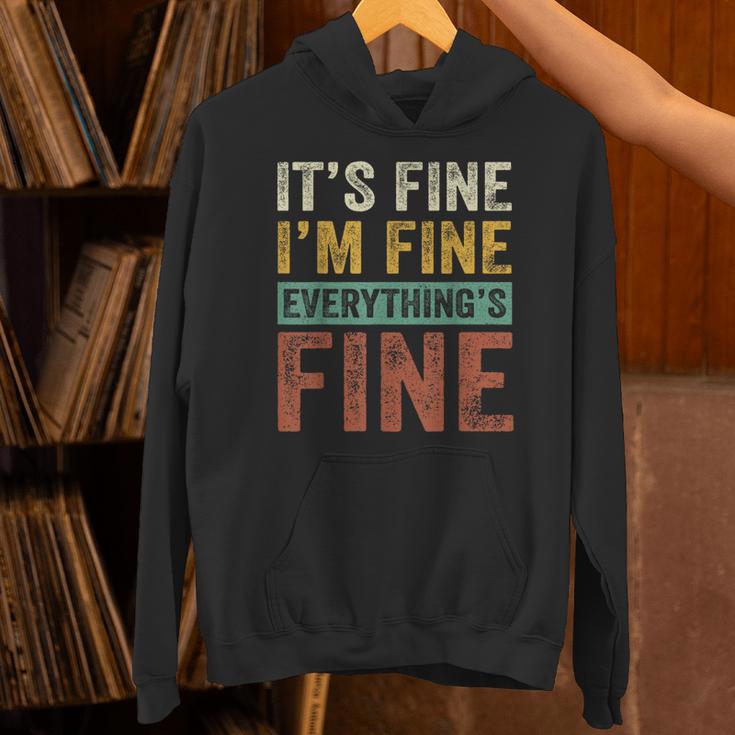 It's Fine I'm Fine Everything Is Fine Meme Introvert Sarcasm Unisex Hoodie It's Fine I'm Fine Everything Is Fine Meme Introvert Sarcasm Unisex Hoodie