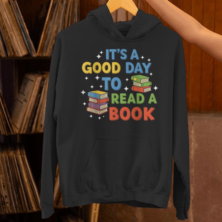 It's a Good Day To Read A Book Lovers Men Women Kids Unisex Hoodie