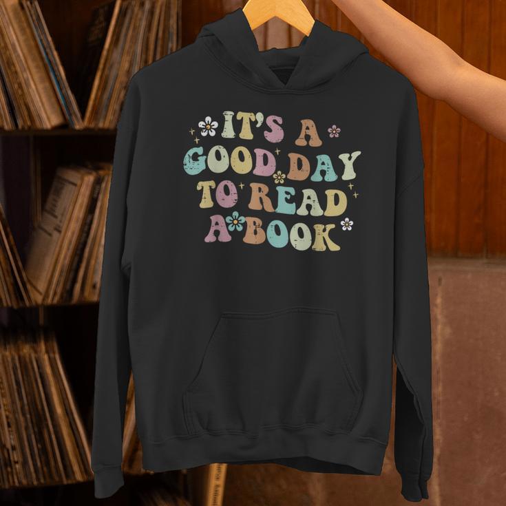 It's A Good Day To Read A Book Reading Librarian Teacher Kid Unisex Hoodie