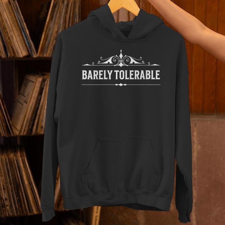 Jane Austens Hardly Bearable Book Quote Unisex Hoodie