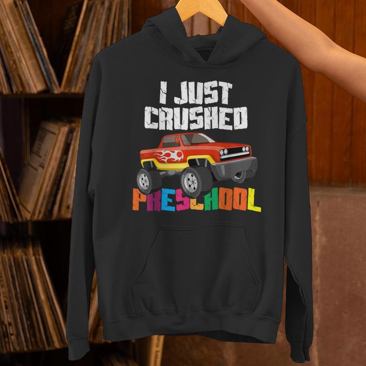 I Just Crushed Preschool Monster Truck Graduation Unisex Hoodie