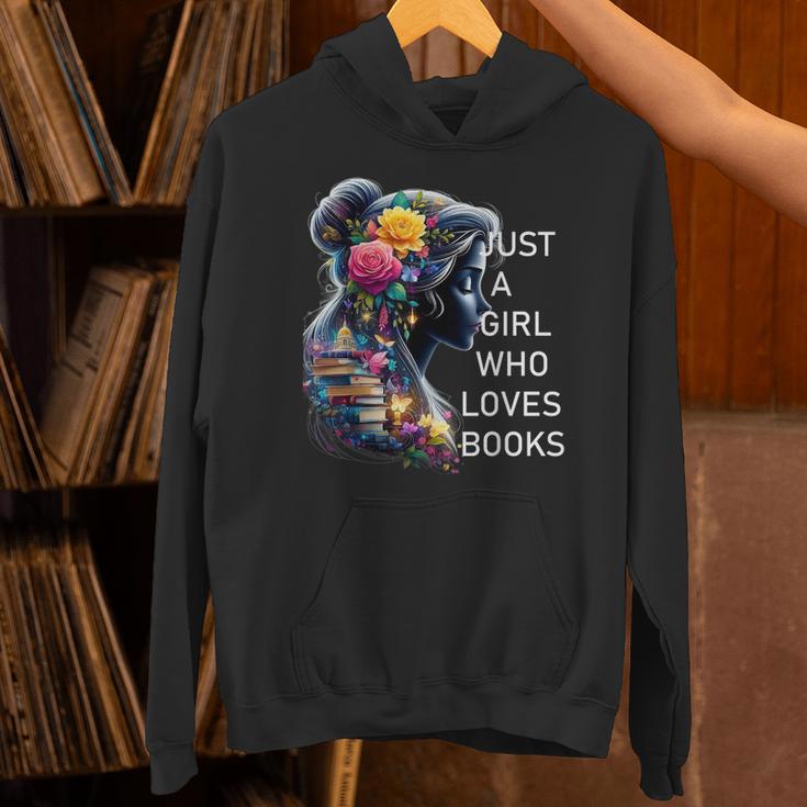 Just a Girl Who Loves Books Unisex Hoodie