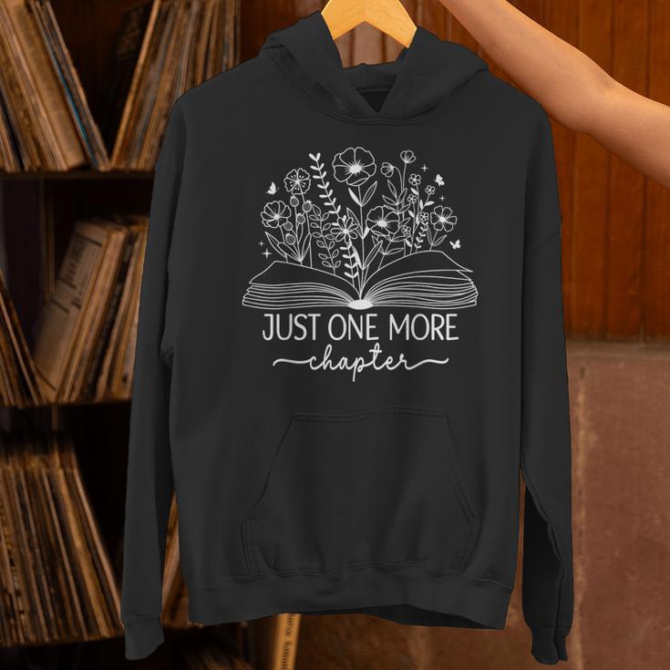 Just One More Chapter Bookish Book Reading Botanical Book Unisex Hoodie Just One More Chapter Bookish Book Reading Botanical Book Unisex Hoodie