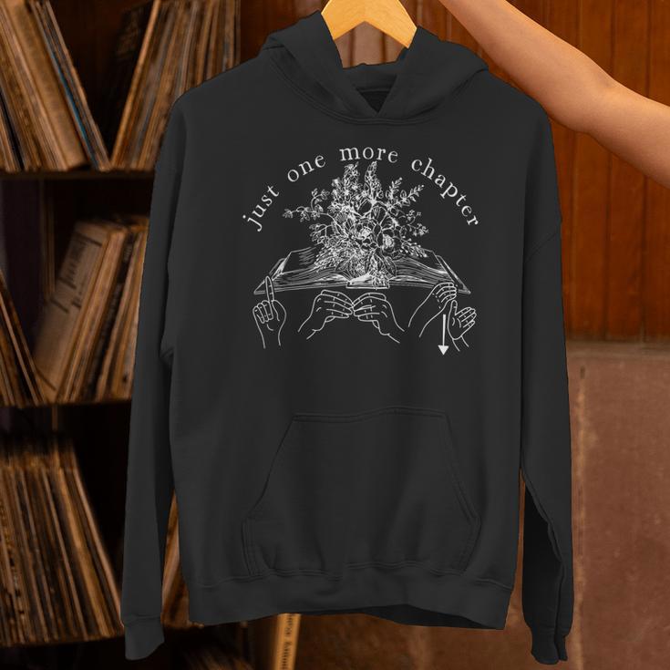 Just One More Chapter Deaf ASL Reading Book Librarian Unisex Hoodie Just One More Chapter Deaf ASL Reading Book Librarian Unisex Hoodie