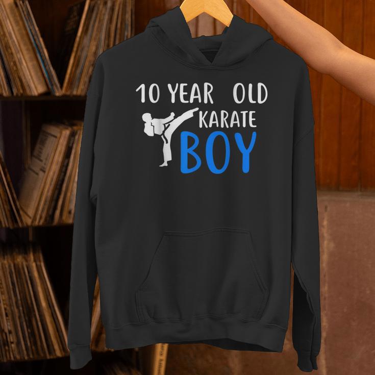 Karate Boy 10 Year Old Kids Shirt Graduation Unisex Hoodie