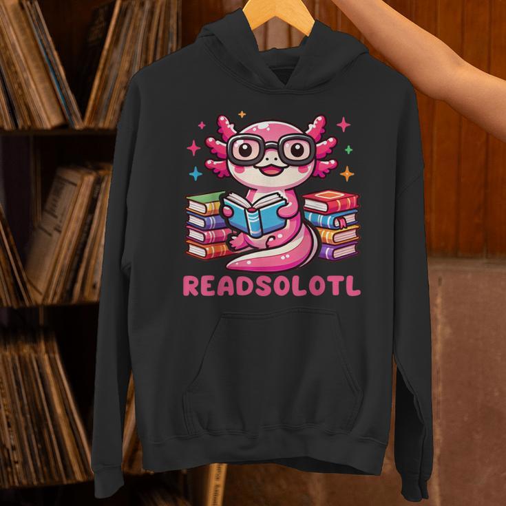 Kawaii Axolotl Readsolotl Book Lover Reading Bookworm Girls Unisex Hoodie Kawaii Axolotl Readsolotl Book Lover Reading Bookworm Girls Unisex Hoodie