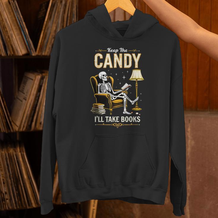 Keep The Candy I'Ll Take Books Halloween Unisex Hoodie
