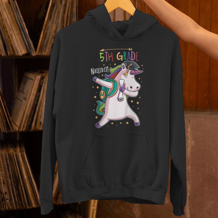 Kids Dabbing Unicorn Graduation 5th Grade Class Of 2019 Unisex Hoodie