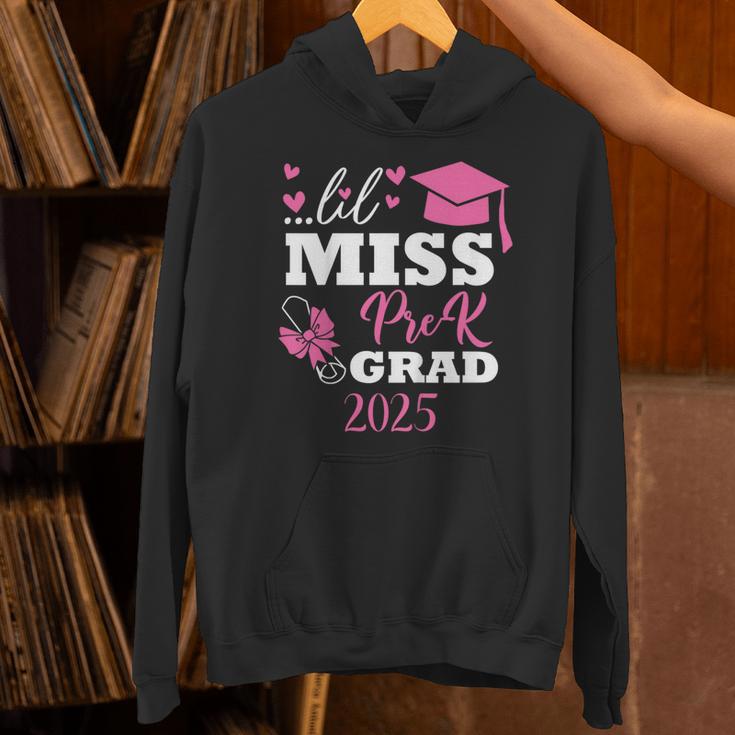 Kids Little Miss Pre-K Grad Preschool Prek Graduation 2025 Unisex Hoodie