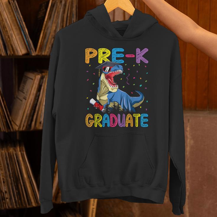 Kids Pre-K Graduate Dinosaur T-Rex Pre Kindergarten Graduation Unisex Hoodie