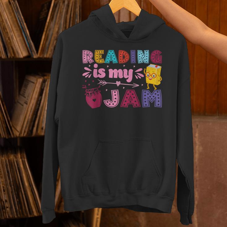 Kids Reading Book Lover Reading Is My Jam Unisex Hoodie