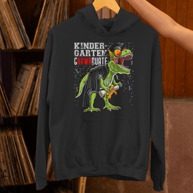 Kindergarten Grawrduate Dinosaur Graduation Cap Shirt Unisex Hoodie