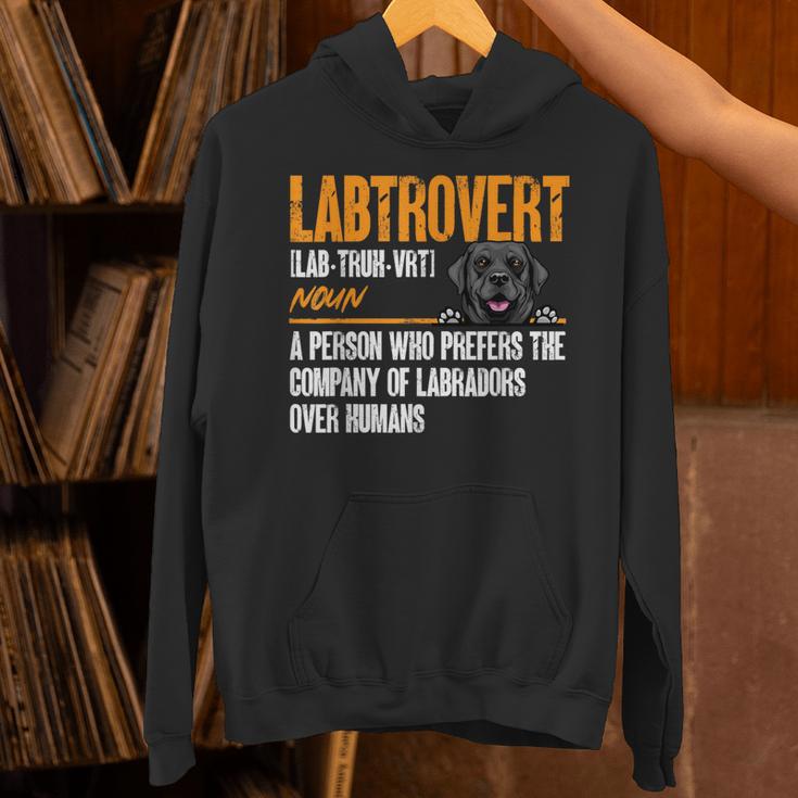 Labrador Retriever Labtrovert Definition Introvert Labrador Unisex Hoodie Labrador Retriever Labtrovert Definition Introvert Labrador Unisex Hoodie