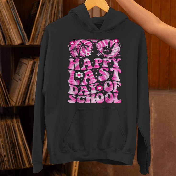 Last Day Of School Teacher Students School Graduation Groovy Unisex Hoodie