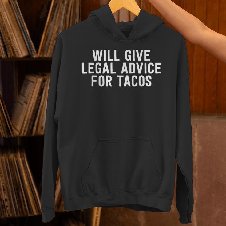 Law School Graduation Will Give Advice For Tacos Unisex Hoodie