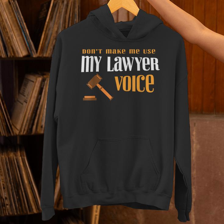 Lawyer Voice Attorney Law School Student Graduation Unisex Hoodie