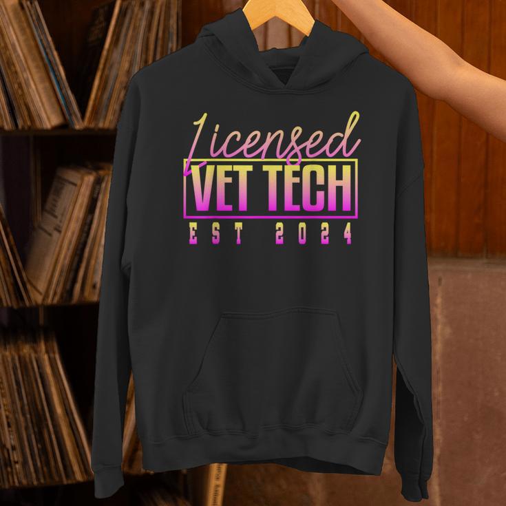 Licensed Vet Tech Veterinary Technician Graduation 2024 Unisex Hoodie