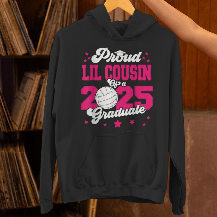 Lil Cousin Of a 2025 Graduate Prom Graduation 25 VolleyBall Unisex Hoodie