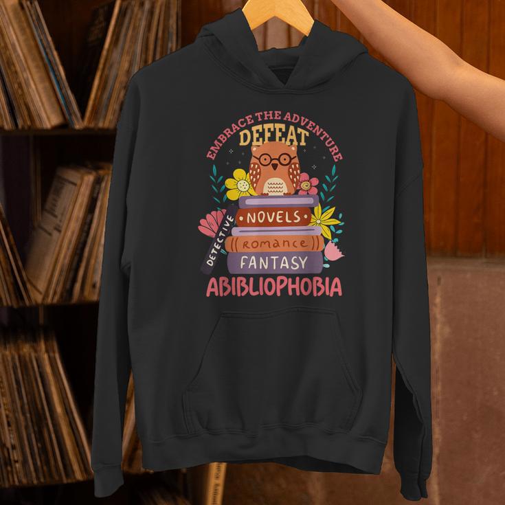 Literature Abibliophobia Book Reader Unisex Hoodie