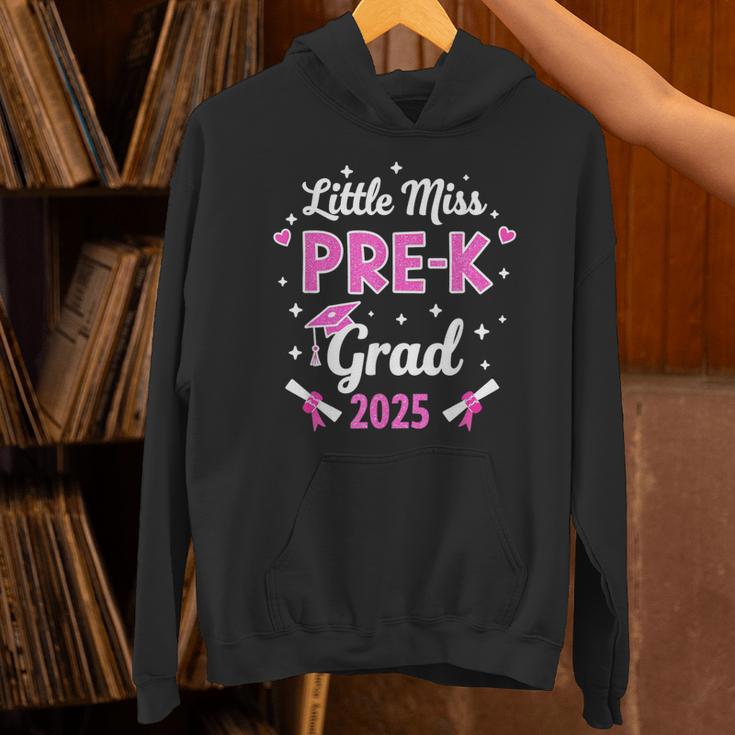 Little Miss Pre-K Grad 2025 Coquette Preschool Graduation Unisex Hoodie