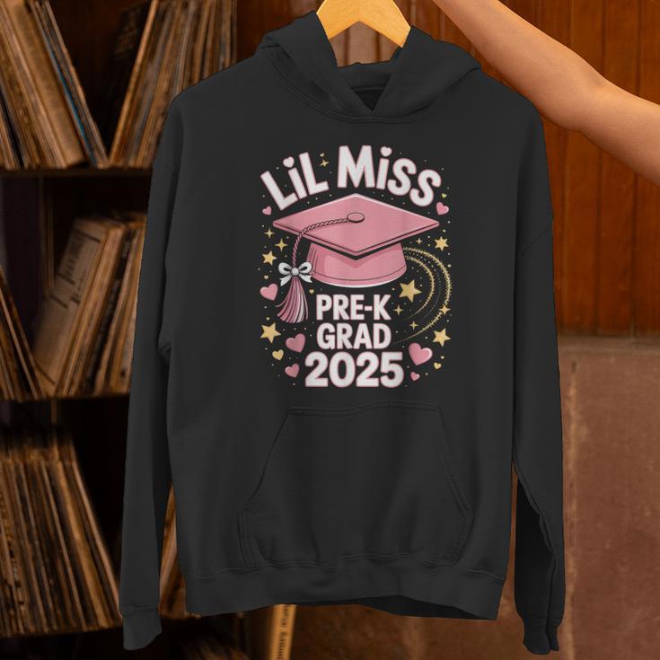 Little Miss Pre-K Grad 2025 Preschool Graduation Girls Kids Unisex Hoodie